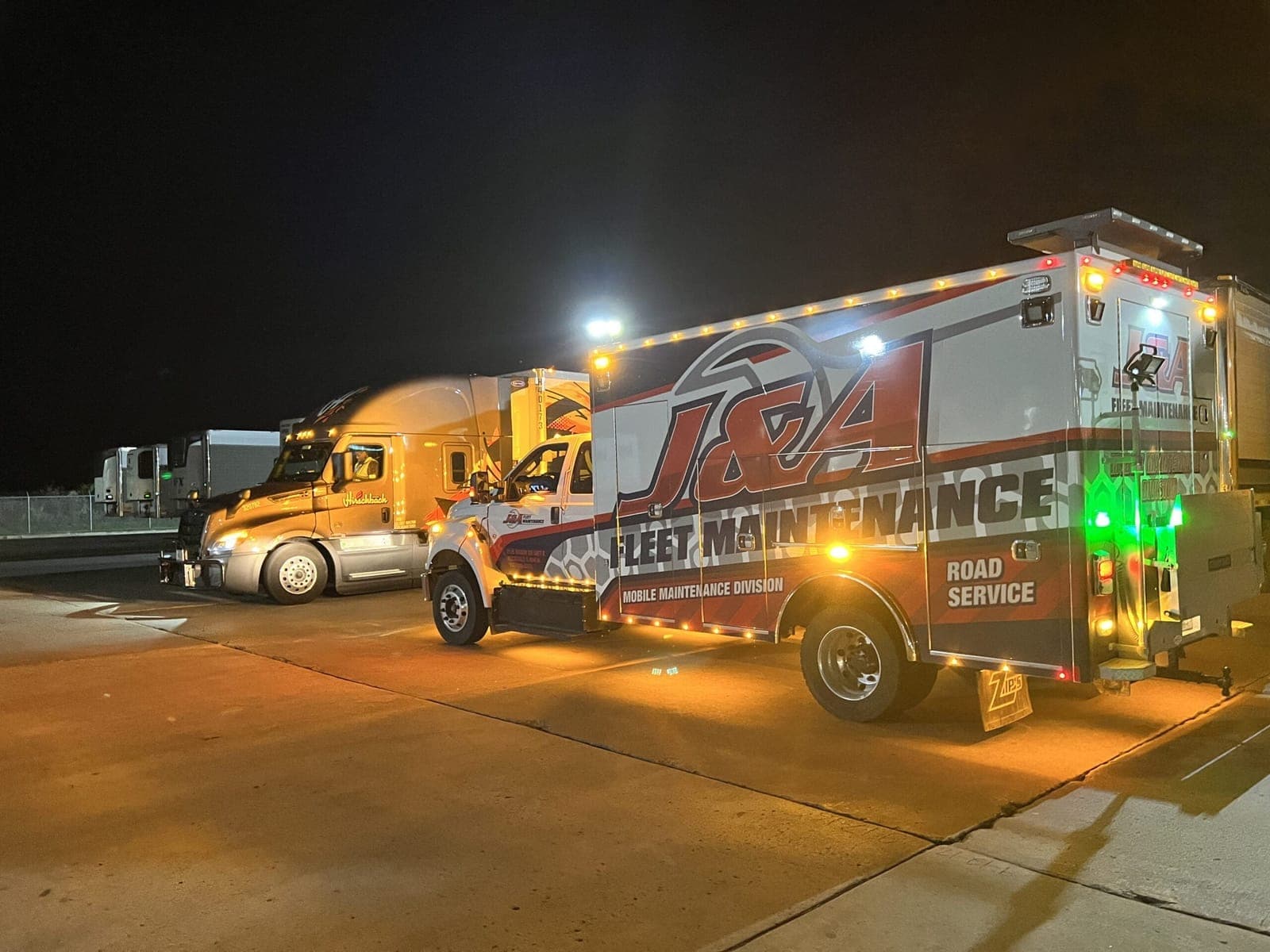 J&A Fleet mobile service truck
